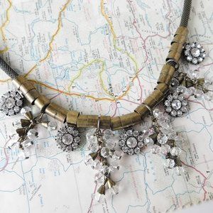 Abercrombie & Fitch crystal necklace